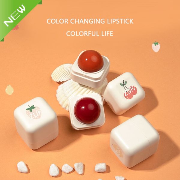 allochroic lip balm gloss moisturizer fruity women makeup discoloration lipstick lip gloss red lips cosmetic long lasting 0704
allochroic lip balm gloss moisturizer fruity women makeup discoloration lipstick lip gloss red lips cosmetic long lasting 0704
