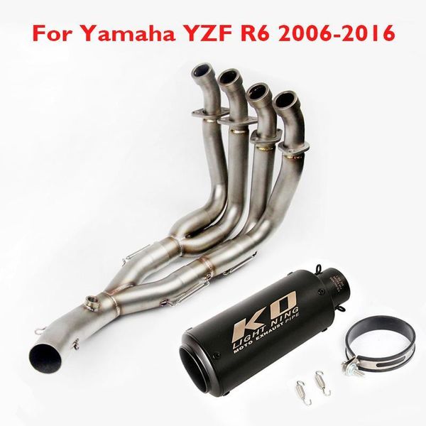 motorcycle r6 exhaust tip muffler 51mm escape header connector link tube full system for r6 yzf 2006-20201
motorcycle r6 exhaust tip muffler 51mm escape header connector link tube full system for r6 yzf 2006-20201