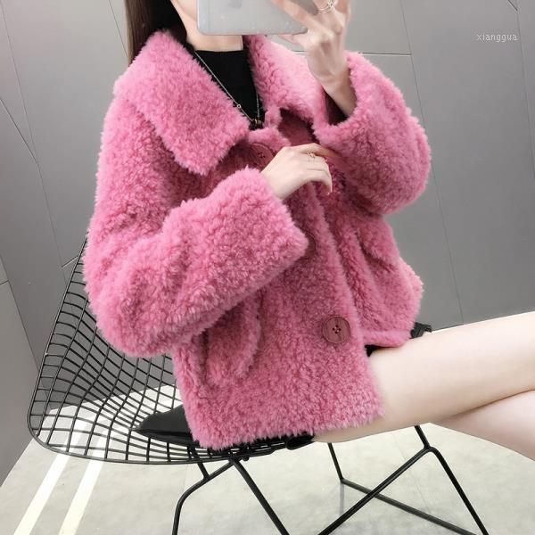 women 2021 autumn winter chic elegant faux fur coat female vintage turn down collar jacket new thick warm casual outerwear b2421, Black
women 2021 autumn winter chic elegant faux fur coat female vintage turn down collar jacket new thick warm casual outerwear b2421, Black