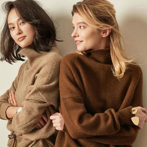 autumn and winter new cashmere sweater loose retro wool women's turtleneck sweater knit warm fashion pullover1, Black
autumn and winter new cashmere sweater loose retro wool women's turtleneck sweater knit warm fashion pullover1, Black