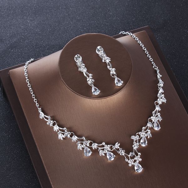 sbaroque bridal super crown fairy headdress atmosphere necklace three sets of korean wedding dress accessories s, Silver
sbaroque bridal super crown fairy headdress atmosphere necklace three sets of korean wedding dress accessories s, Silver