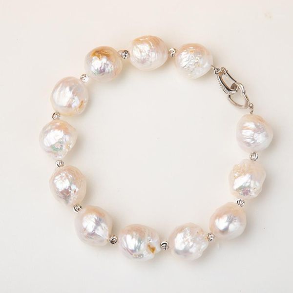 bangle 11-13 mm natural white frshwater cultured real pearl bracelet for women's jewelry gift1, Black
bangle 11-13 mm natural white frshwater cultured real pearl bracelet for women's jewelry gift1, Black