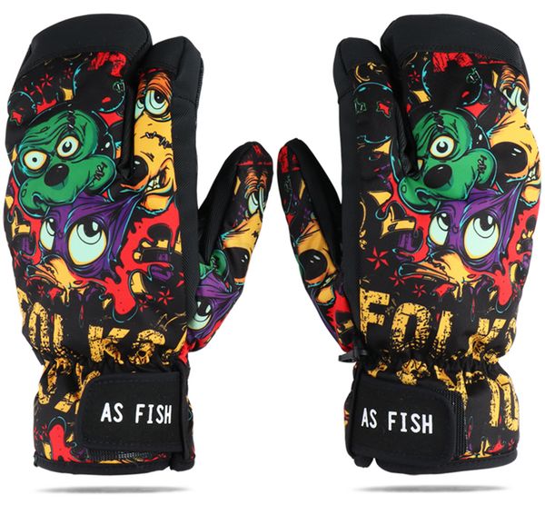 professional snowboard ski gloves men women 3 finger mittens winter -30 skiing snowmobile windser snow handschoemen monster, Blue;gray
professional snowboard ski gloves men women 3 finger mittens winter -30 skiing snowmobile windser snow handschoemen monster, Blue;gray