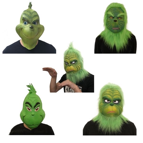 green haleychan halloween hairy carnival monster headgear christmas cosplay grinch mask for festival party
green haleychan halloween hairy carnival monster headgear christmas cosplay grinch mask for festival party