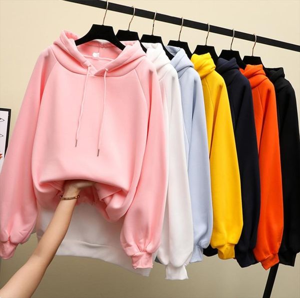autumn and winter new womens hoodie sweatshirt long sleeved yellow female loose thick coat hoodies hoody clothes black top
autumn and winter new womens hoodie sweatshirt long sleeved yellow female loose thick coat hoodies hoody clothes black top