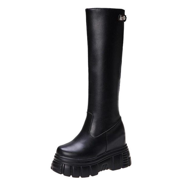 winter women boots fashion knee-high boots woman pu leather shoes new thick sole long female non-slip black platform
winter women boots fashion knee-high boots woman pu leather shoes new thick sole long female non-slip black platform