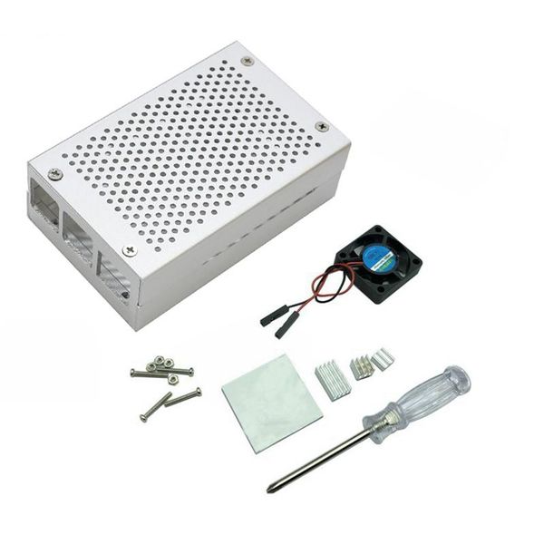 lapcooling pads for raspberry pi 4 aluminum case, metal case with fan and heatsinks model b
lapcooling pads for raspberry pi 4 aluminum case, metal case with fan and heatsinks model b