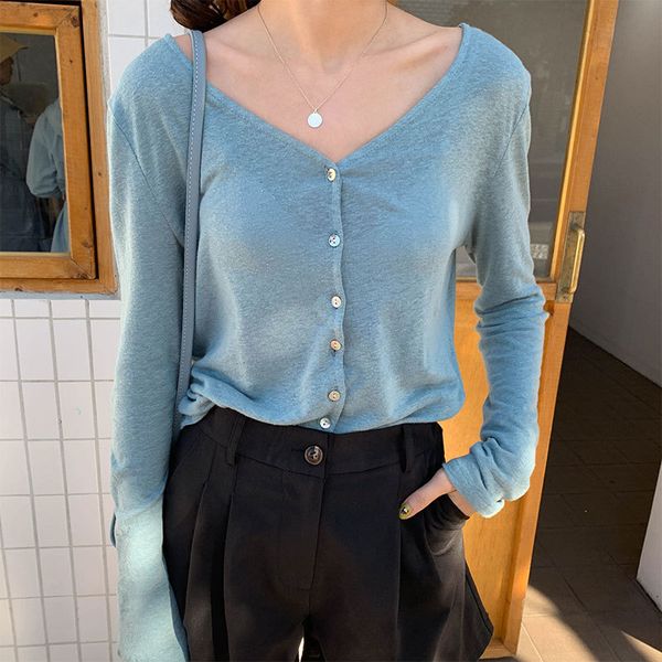 2021 New 5 color wome womens sun protection tops summer Korean style v neck long female sleeve women's cotton bamboo shirts (x365) KYVZ, White
2021 New 5 color wome womens sun protection tops summer Korean style v neck long female sleeve women's cotton bamboo shirts (x365) KYVZ, White
