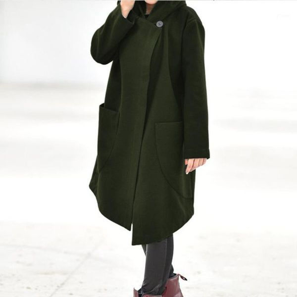 women big code one button loose long windbreaker coat autumn winter coat vintage plus size hoodies outwear#301, Tan;black
women big code one button loose long windbreaker coat autumn winter coat vintage plus size hoodies outwear#301, Tan;black