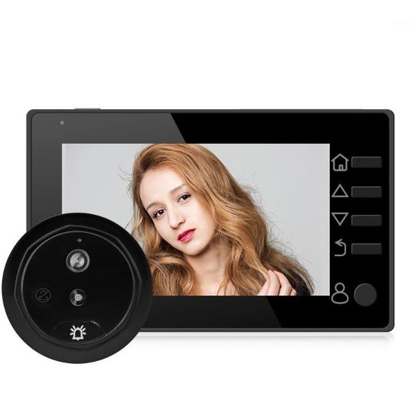 doorbells 4.3 inch door viewer intelligent hd video doorbell display zinc alloy wide angle 140° electronic infrared night home security1
doorbells 4.3 inch door viewer intelligent hd video doorbell display zinc alloy wide angle 140° electronic infrared night home security1