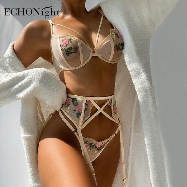 bras sets echonight summer fall women's lace hollow out wire bra thong garters suspender three piece nightwear lingerie, Red;black
bras sets echonight summer fall women's lace hollow out wire bra thong garters suspender three piece nightwear lingerie, Red;black