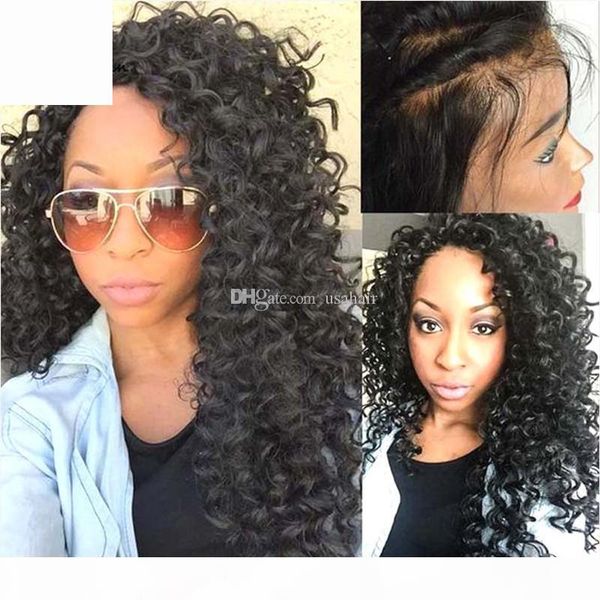 full lace human hair wig bleached knots virgin brazilian hair deep curly lace front wigs with baby hair, Black;brown
full lace human hair wig bleached knots virgin brazilian hair deep curly lace front wigs with baby hair, Black;brown