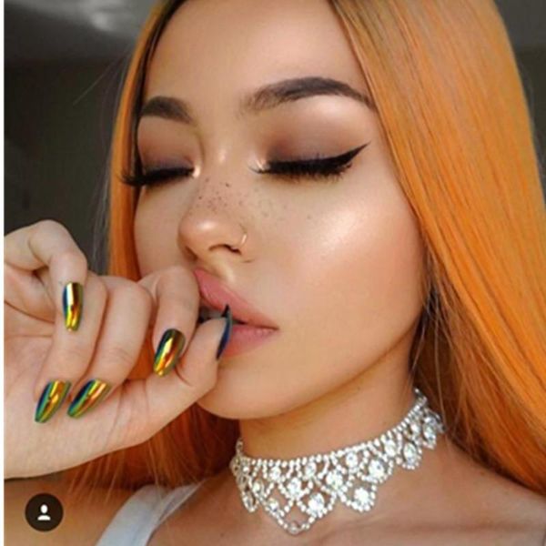 chokers fashion women wavy neck chain necklaces shining rhinestone trendy geometry clavicle gothic collar party wholesale, Golden;silver
chokers fashion women wavy neck chain necklaces shining rhinestone trendy geometry clavicle gothic collar party wholesale, Golden;silver