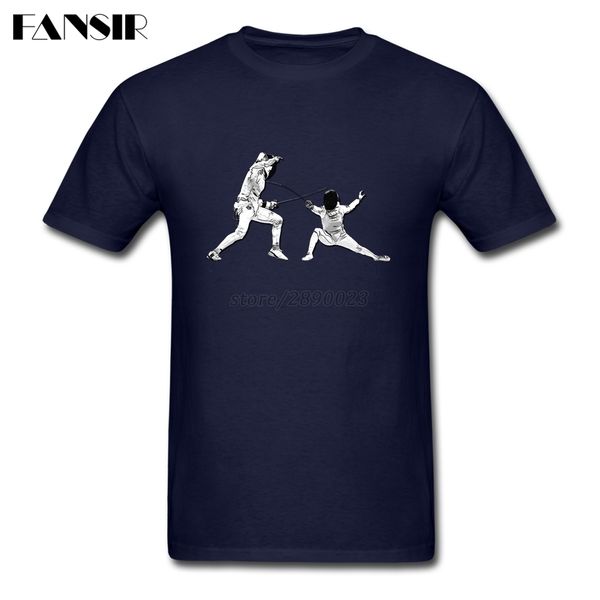 sport men t shirts plain short sleeve o neck t-shirts male fencer fencing clothes