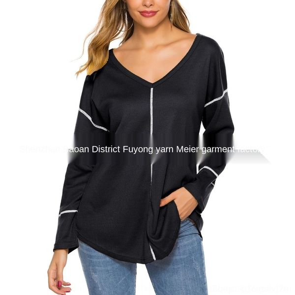 whu81 2020 пуловеры pullovert футболку pulloverautumn новый женский вафельный длинный футболка v-образный вырез свитер топ свободный рукав с, White
whu81 2020 пуловеры pullovert футболку pulloverautumn новый женский вафельный длинный футболка v-образный вырез свитер топ свободный рукав с, White