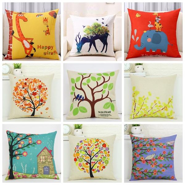 45*45cm cartoon cushion cover deer rabbit tree print pillowcase spandex square throw pillow cover for home bedroom vt0092
45*45cm cartoon cushion cover deer rabbit tree print pillowcase spandex square throw pillow cover for home bedroom vt0092