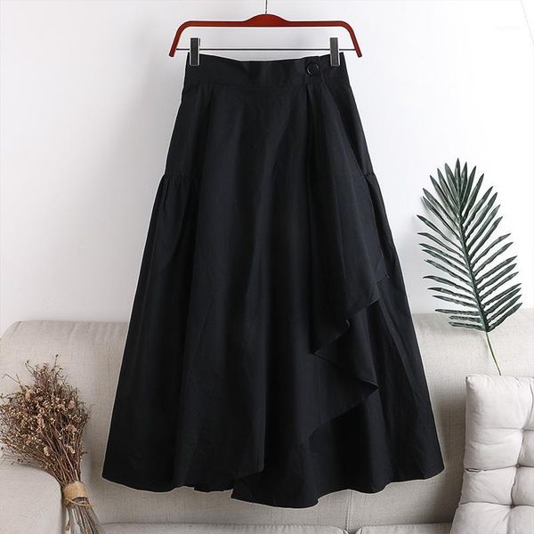autumn winter new 2020 high waist casual all-match one-piece stitching button waist mid-length skirt female fashion skirt1, Black
autumn winter new 2020 high waist casual all-match one-piece stitching button waist mid-length skirt female fashion skirt1, Black
