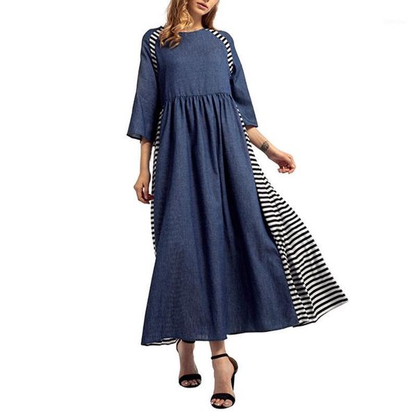 chamsgend women striped denim long dress islamic muslim middle east maxi robe dresses abayas for women hijab dress c301181, Red
chamsgend women striped denim long dress islamic muslim middle east maxi robe dresses abayas for women hijab dress c301181, Red