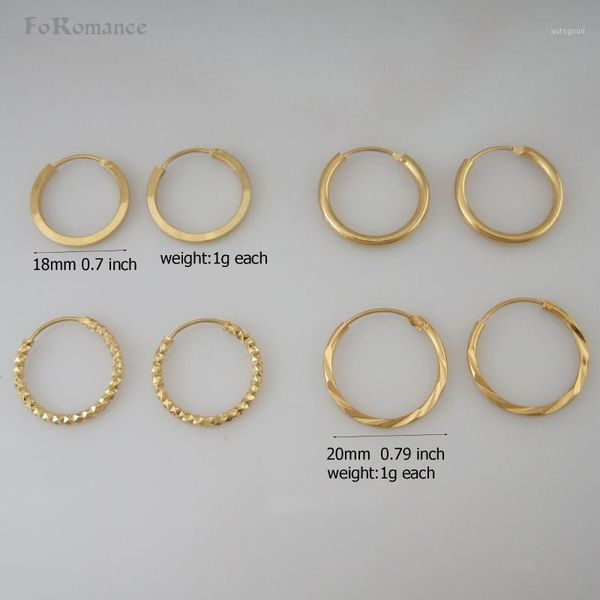 hoop & huggie min order is 10$ can mix design/four styles simple design - yellow gold gp fill brass round about 18 mm 0.7" earring1, Golden;silver
hoop & huggie min order is 10$ can mix design/four styles simple design - yellow gold gp fill brass round about 18 mm 0.7" earring1, Golden;silver