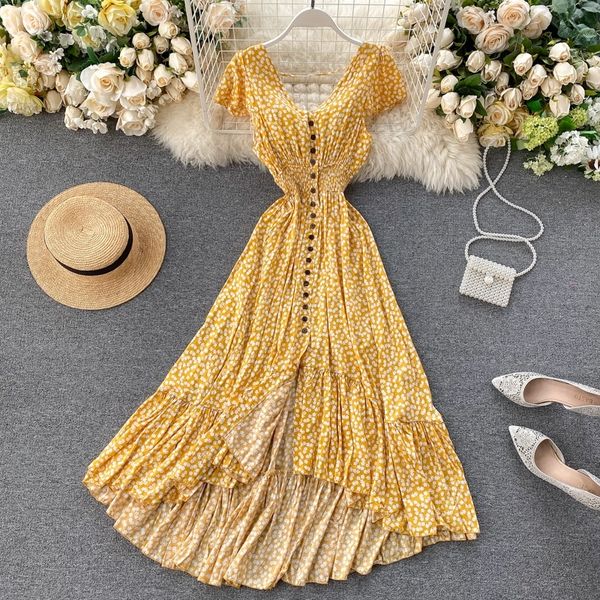 boho button v neck floral print midi long irregular dress summer party backless casual dress women beach asymmetrical dress t200619, White;black
boho button v neck floral print midi long irregular dress summer party backless casual dress women beach asymmetrical dress t200619, White;black