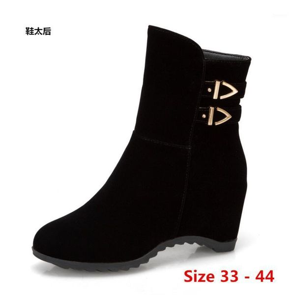 mid calf boots height increasing wedges women spring autumn high heel shoes short boots woman small big size 33 - 441, Black
mid calf boots height increasing wedges women spring autumn high heel shoes short boots woman small big size 33 - 441, Black