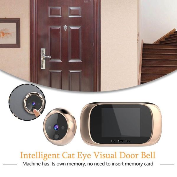 doorbells 2.8 inch lcd color screen digital doorbell 90 degree door eye electronic peephole camera viewer outdoor bell
doorbells 2.8 inch lcd color screen digital doorbell 90 degree door eye electronic peephole camera viewer outdoor bell