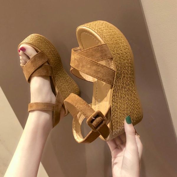 buckle ankle strap gladiator wedges sandals solid shallow platform ladies sandals open toe high women shoes, Black
buckle ankle strap gladiator wedges sandals solid shallow platform ladies sandals open toe high women shoes, Black