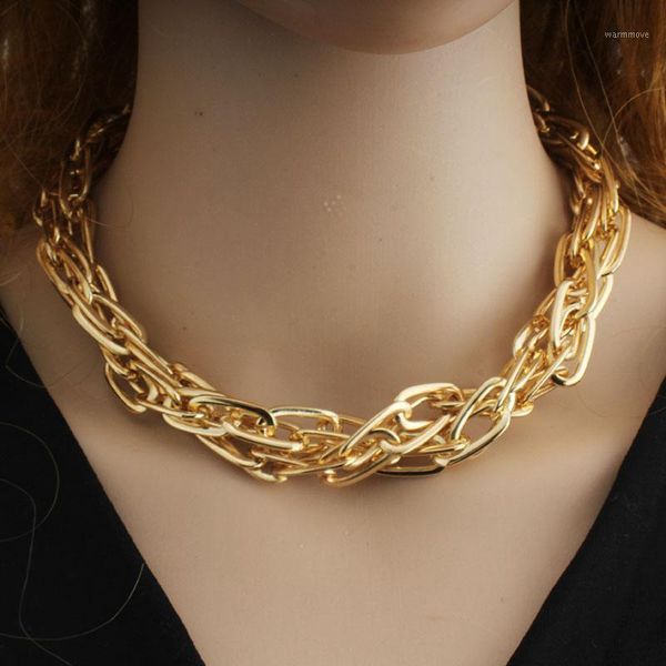High Quality Punk Lock Choker Necklace Pendant Women Collar Statement Brand Gold Color Chunky Thick Chain Necklace Steampunk Men1, Golden;silver
High Quality Punk Lock Choker Necklace Pendant Women Collar Statement Brand Gold Color Chunky Thick Chain Necklace Steampunk Men1, Golden;silver