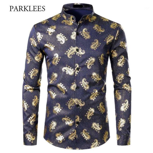 mens paisley print shirt mandarin collar long sleeve mens shirts casual slim fit chemise homme blouses1, White;black
mens paisley print shirt mandarin collar long sleeve mens shirts casual slim fit chemise homme blouses1, White;black
