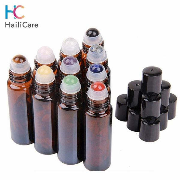 10pcs 10ml amber glass gemstone roller bottle for essential oil amber brown roll on bottles aromatherapy crystall perfume tube 201013
10pcs 10ml amber glass gemstone roller bottle for essential oil amber brown roll on bottles aromatherapy crystall perfume tube 201013