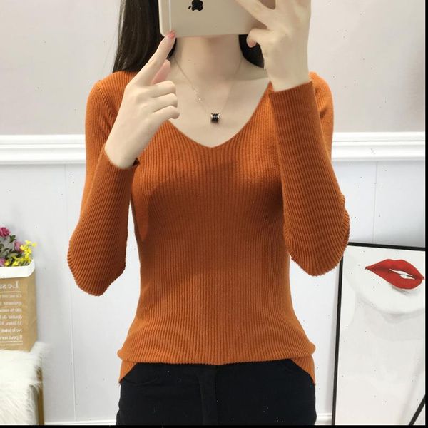 new arrival women knit sweater autumn winter v neck korean pullover ladies basic fashion casual jumper sweater, White;black
new arrival women knit sweater autumn winter v neck korean pullover ladies basic fashion casual jumper sweater, White;black