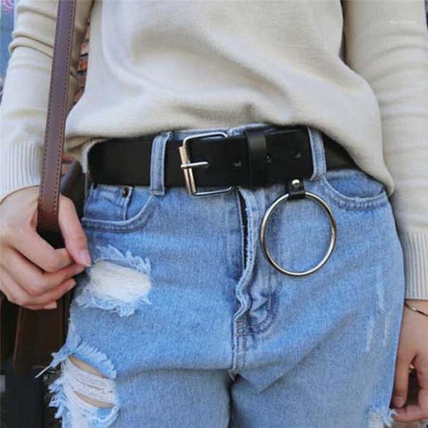 gold round buckle belts female leisure jeans wild belt without pin metal buckle brown leather black strap belt women1, Black;brown
gold round buckle belts female leisure jeans wild belt without pin metal buckle brown leather black strap belt women1, Black;brown