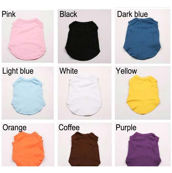 pet clothes puppy dog cotton shirts solid color pet dog t-shirt pet spring summer t shirts dog sleeveless animal c jllccn xmh_home
pet clothes puppy dog cotton shirts solid color pet dog t-shirt pet spring summer t shirts dog sleeveless animal c jllccn xmh_home