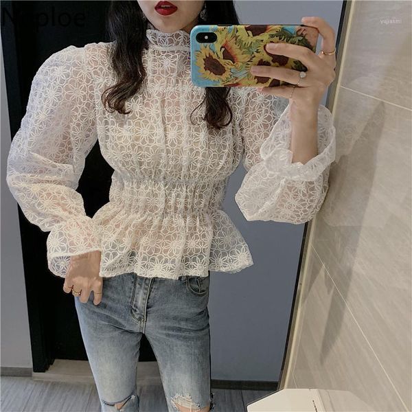 neploe mesh turtleneck women shirt puff long sleeve korean blusa slim waist hollow-out 2020 spring new elegant blouse 568731, White
neploe mesh turtleneck women shirt puff long sleeve korean blusa slim waist hollow-out 2020 spring new elegant blouse 568731, White
