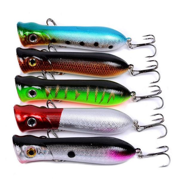 1pc popper fishing lure with 6# hooks 8.5cm 11g floating crankbait artificial bait poper minnow c jllpur
1pc popper fishing lure with 6# hooks 8.5cm 11g floating crankbait artificial bait poper minnow c jllpur