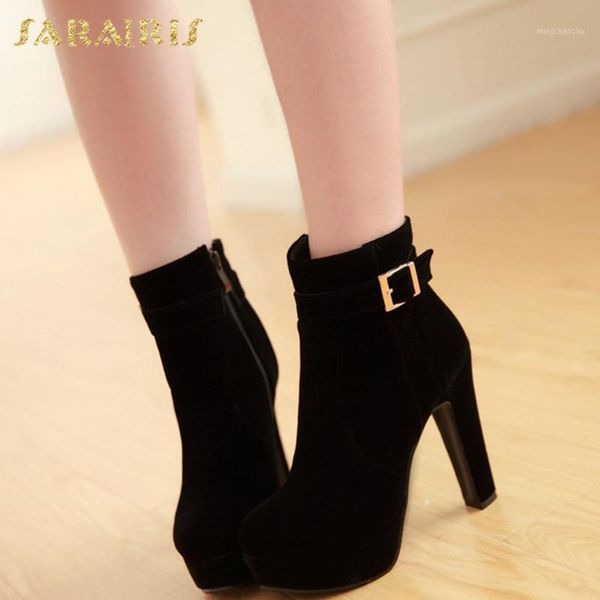 boots sarairis 2021 arrivals large size 43 super high heels ankle woman shoes platform zip up spring autumn ladies1, Black
boots sarairis 2021 arrivals large size 43 super high heels ankle woman shoes platform zip up spring autumn ladies1, Black