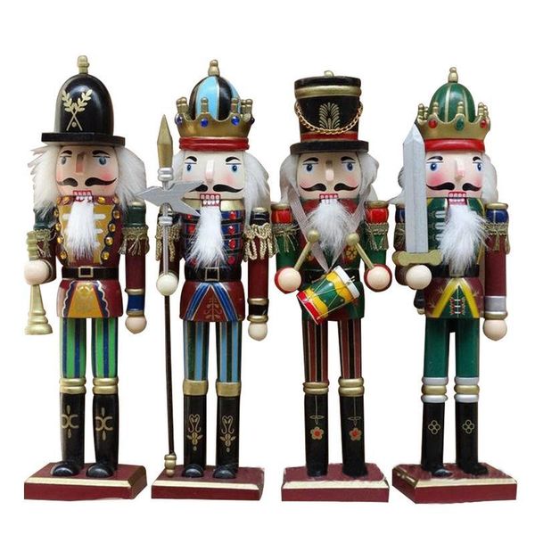 4pcs/set 30cm nutcracker puppet soldier shape classic hand painting puppet home office mall window decor christmas gift kids toy 1007
4pcs/set 30cm nutcracker puppet soldier shape classic hand painting puppet home office mall window decor christmas gift kids toy 1007