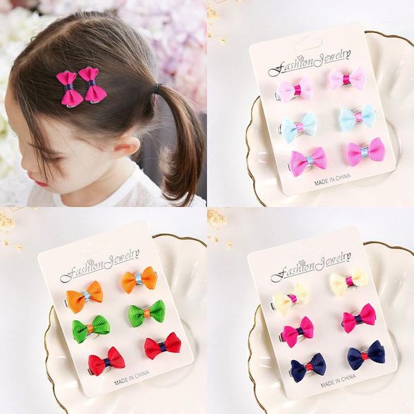 6pcs/set bow knot hairpin for girls barrettes baby headdress kids hair accessories cute headwear girls fashion hairpins clips1, Slivery;white
6pcs/set bow knot hairpin for girls barrettes baby headdress kids hair accessories cute headwear girls fashion hairpins clips1, Slivery;white