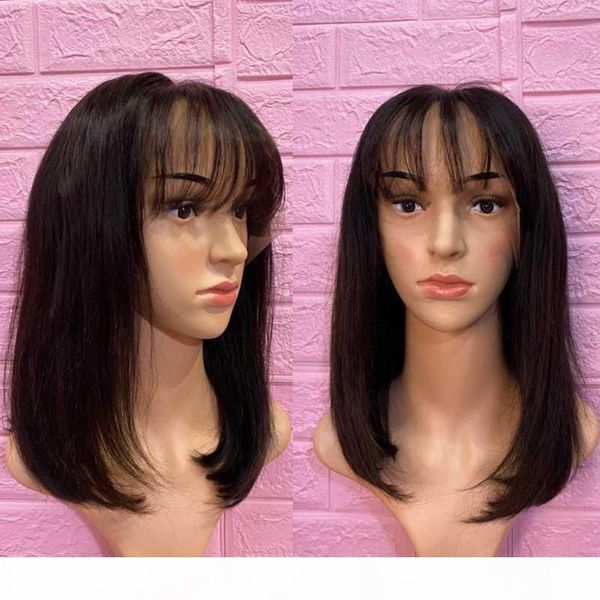 lace front human hair wigs 100% remy soft hair bob wig with bangs glueless silk base bob human wig for women, Black;brown
lace front human hair wigs 100% remy soft hair bob wig with bangs glueless silk base bob human wig for women, Black;brown