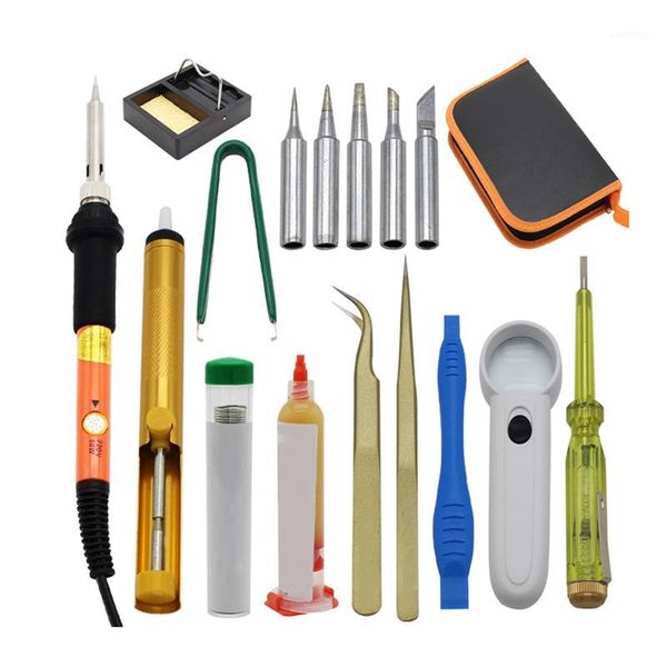 new 17 pcs soldering iron kit with 60w adjustable temperature 200-460°c welding soldering iron 5 tips tin wire tube1
new 17 pcs soldering iron kit with 60w adjustable temperature 200-460°c welding soldering iron 5 tips tin wire tube1