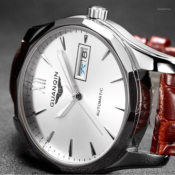 guanqin original men automatic business wrist watch sapphire crystal japan movement mechanical new clock relogio masculino1, Slivery;brown
guanqin original men automatic business wrist watch sapphire crystal japan movement mechanical new clock relogio masculino1, Slivery;brown