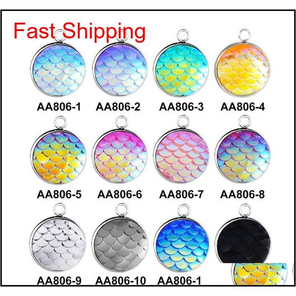 14mm stainless steel mermaid scale charms for jewelry necklace making diy 12 colors fish scales pendants mljvz, Silver
14mm stainless steel mermaid scale charms for jewelry necklace making diy 12 colors fish scales pendants mljvz, Silver