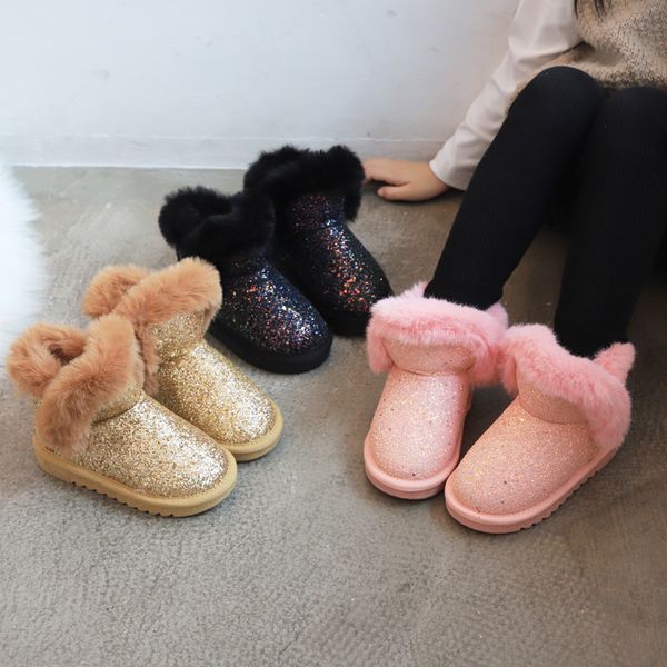 shoes fashion girls sequin for new winter pink children warm rabbit hair snow boots size 27-37 b418, Black;red
shoes fashion girls sequin for new winter pink children warm rabbit hair snow boots size 27-37 b418, Black;red