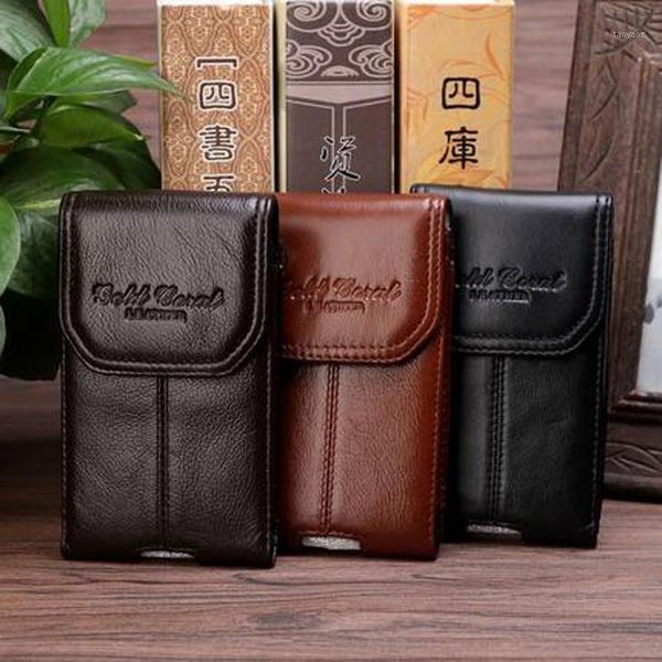 gold coral men's genuine leather waist bags vintage male belt bag with small flip cover cell phone pouch men casual fanny packs1
gold coral men's genuine leather waist bags vintage male belt bag with small flip cover cell phone pouch men casual fanny packs1