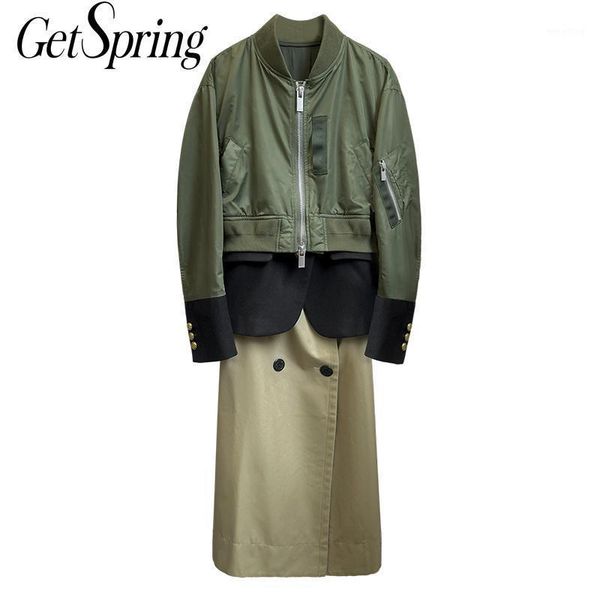 getspring women coat patchwork irregular coats jackets women asymmetry casual long winter coat color matching 2020 new fashion1, Black;brown
getspring women coat patchwork irregular coats jackets women asymmetry casual long winter coat color matching 2020 new fashion1, Black;brown