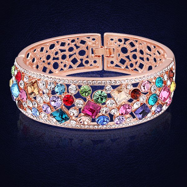bangle styles bracelets & bangles colorful crystals from women bracelet wedding jewelry pulseira feminina, Black
bangle styles bracelets & bangles colorful crystals from women bracelet wedding jewelry pulseira feminina, Black