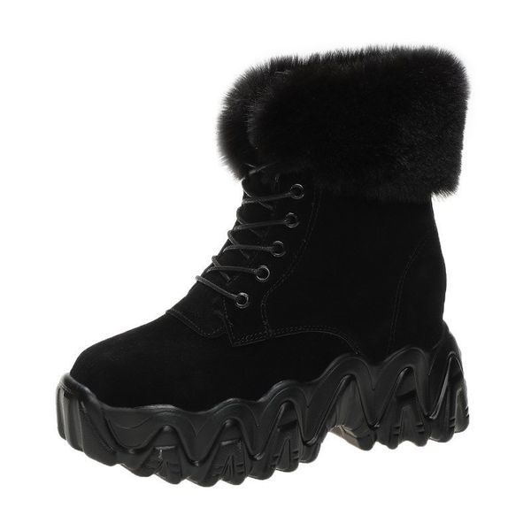2021 новая ложная кожа поднимается высокая обувь утолщение зима teddy snowboots густые женщины клинья лодыжки сапоги леди kp5v, Black
2021 новая ложная кожа поднимается высокая обувь утолщение зима teddy snowboots густые женщины клинья лодыжки сапоги леди kp5v, Black