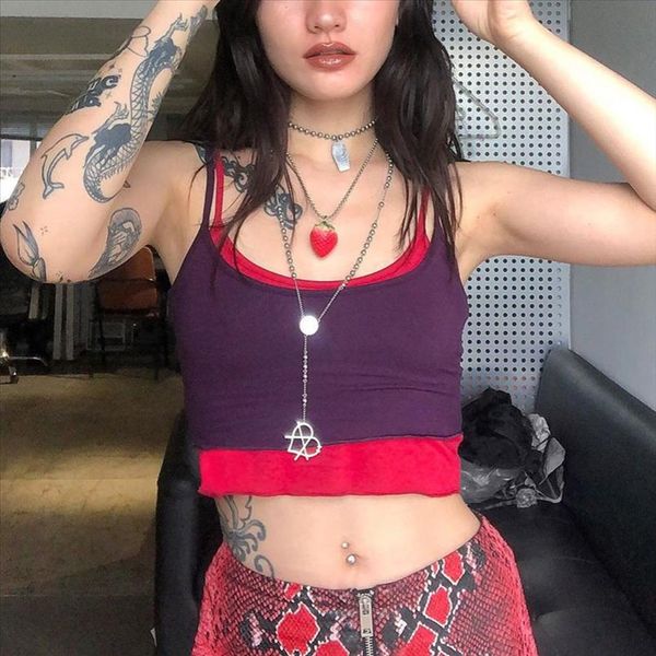 girls patchwork summer camisole women harajuku skinny crop vests ladies tank cwe0231 5 drop shipping, White
girls patchwork summer camisole women harajuku skinny crop vests ladies tank cwe0231 5 drop shipping, White