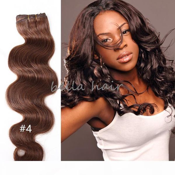 8a body wave 4pcs lot brazilian malaysian indian peruvian dark brown black hair weave human hair weft bella hair
8a body wave 4pcs lot brazilian malaysian indian peruvian dark brown black hair weave human hair weft bella hair