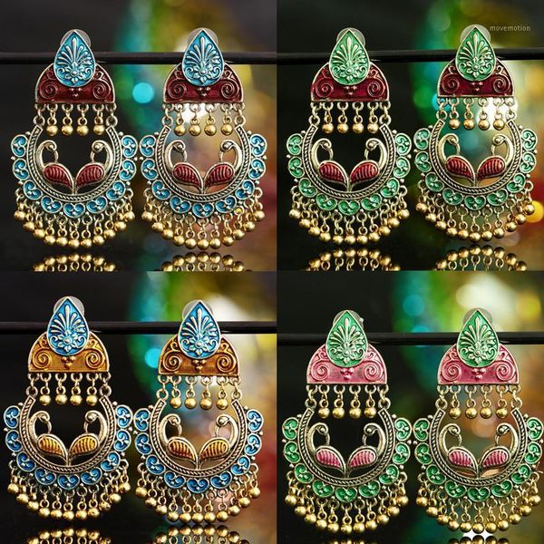 ethnic vintage women antient gold jhumka earrings jewelry ethnic hippie tribe boho bells tassel dangle earrings bijoux1, Silver
ethnic vintage women antient gold jhumka earrings jewelry ethnic hippie tribe boho bells tassel dangle earrings bijoux1, Silver